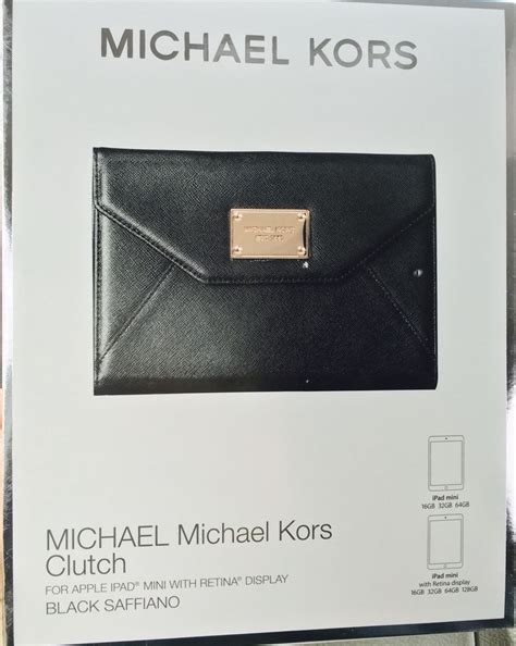 Michael Kors Saffiano Leather iPad Mini Tablet Clutch